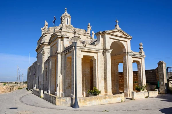 Providenza Şapel, Tal Providenza, Malta önden görünümü. — Stok fotoğraf