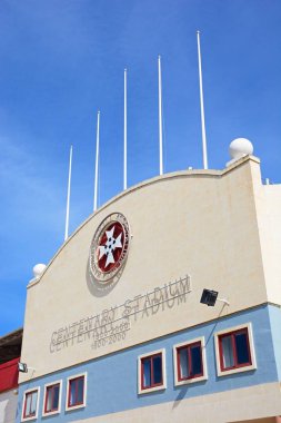 Yüzüncü yıl Stadı, Attard, Malta önden görünümü.