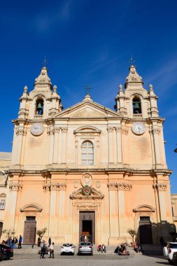 St Pauls Mdina Katedrali, Mdina, Malta da bilinen Cathedral.