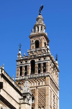 Giralda Kulesi 'nin dışı, Sevilla, İspanya.