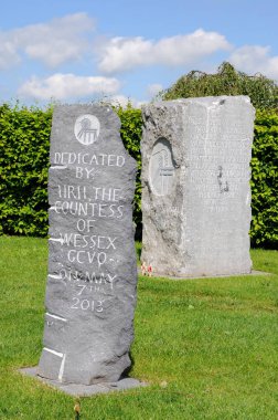 Bevin Boys Memorial Memorial Arboretum, Alrewas, Uk.