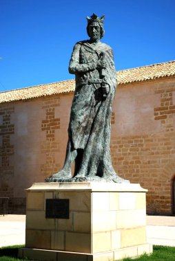 Fernando Iii El Santo 'nun İspanya' nın Baeza kentindeki heykeli..