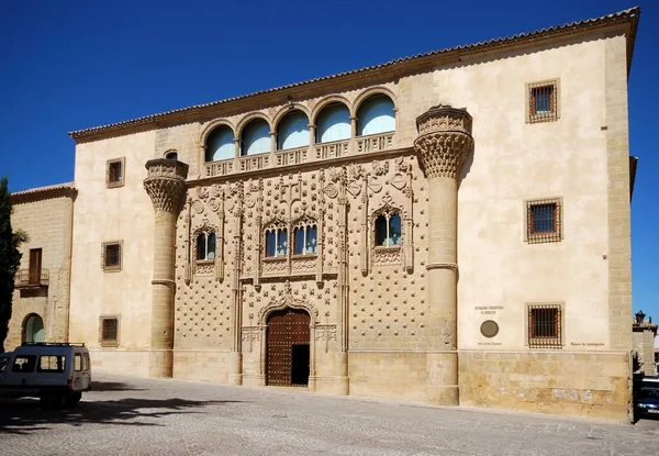Front view of Jabalquinto Palace, Baeza, Spain. — 스톡 사진