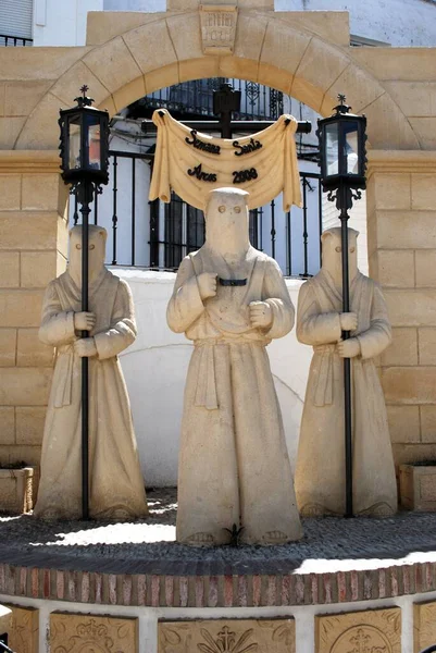 Monument över Semana Santa vecka 2008, Arcos de la Frontera, Spanien. — Stockfoto