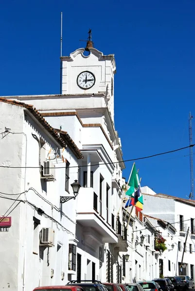 Vista da Câmara Municipal, Jimena de la Frontera, Espanha . — Fotografia de Stock