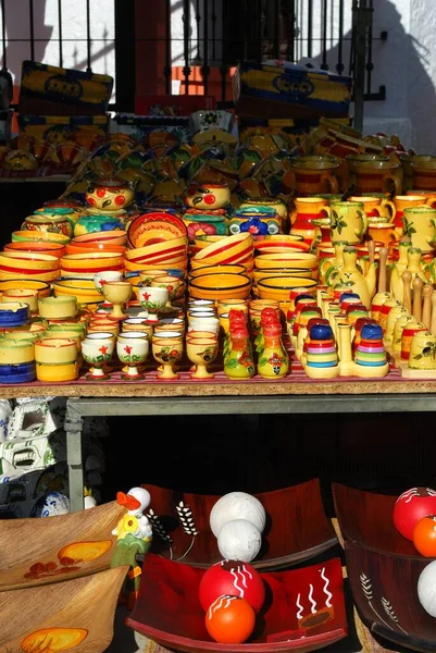 Pratos Cerâmicos Mercado Exterior Fuengirola Costa Del Sol Província Málaga — Fotografia de Stock