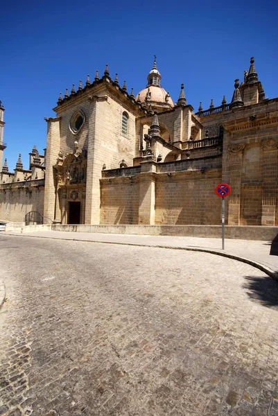 Blick Auf Die Kathedrale Von San Salvador Jerez Frontera Provinz — Stockfoto