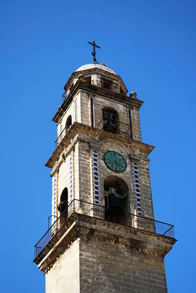 Palacio Del Marques Bertemati Bell Tower Plaza Encarnation Jerez Frontera — ストック写真