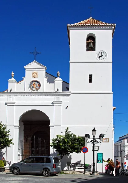 Monda Spanien Oktober 2008 Frontansicht Der Apostelkirche Santiago Auf Dem — Stockfoto