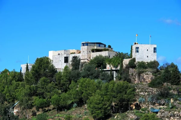 Monda Spanien Oktober 2008 Monda Castle Hotel Erbaut Auf Dem — Stockfoto