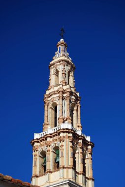 St. Giles kilise çan kulesi (Iglesia de San Gil), Ecija, Seville ili, Endülüs, İspanya, Avrupa.