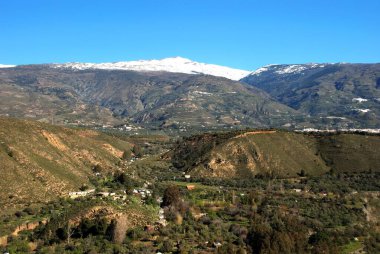 Lecrin Vadisi, Orgiva Vadisi, Las Alpujarras, Granada Eyaleti, Endülüs, İspanya, Avrupa.