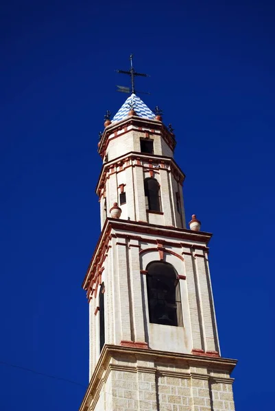 Pohled Zvonici Kostela Lady Victoria Iglesia Nuestra Senora Victoria Osuna — Stock fotografie