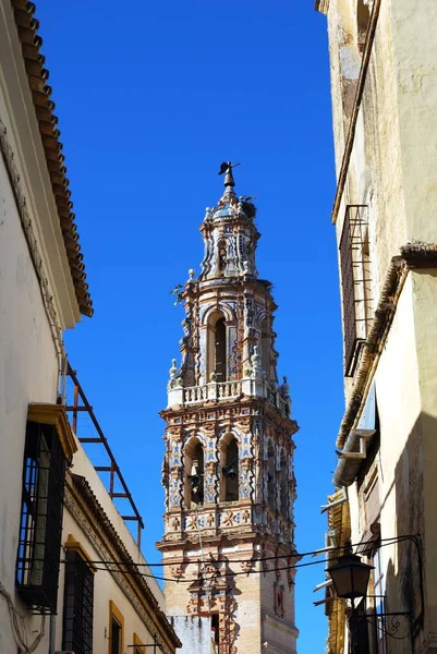 Campanario Iglesia San Juan Bautista Iglesia San Juan Ecija Provincia —  Fotos de Stock