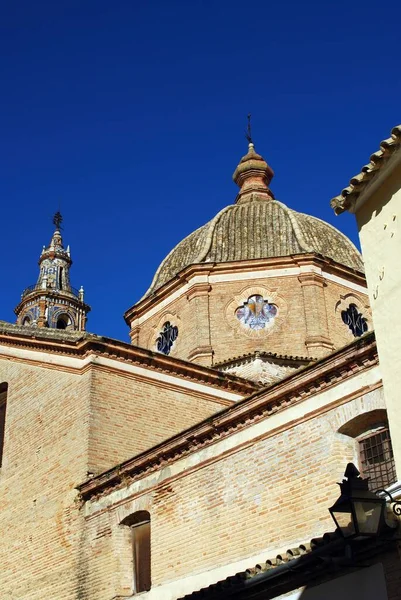 Вид Церковь Санта Мария Parroquia Santa Maria Ecija Seville Province — стоковое фото