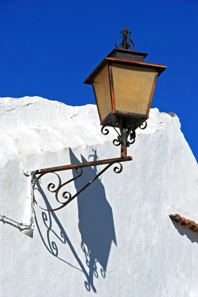 Farol Adornado Adjunto Edificio Ciudad Ecija Sevilla Provincia Andalucía España — Foto de Stock