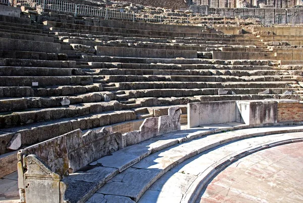 Гостиный Уголок Римском Театре Сантипонсе Италия Севилья Андалусия Испания Европа — стоковое фото