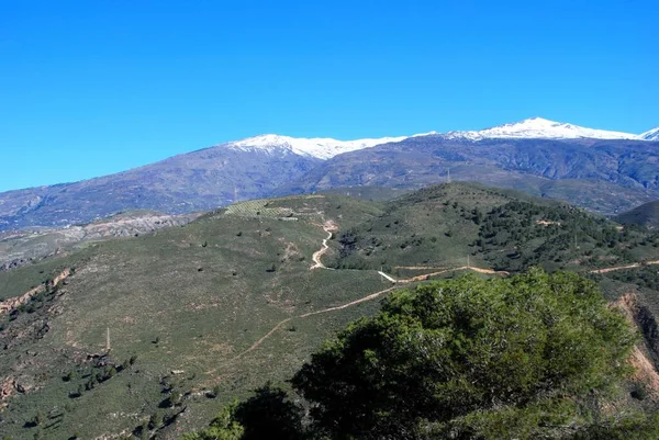 Vidék Lecrin Völgyében Velez Bonaudalla Közelében Las Alpujarras Granada Tartomány — Stock Fotó