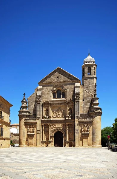 Ubeda Spanya Temmuz 2008 Spanya Plaza Vazquez Molina Daki Salvador — Stok fotoğraf