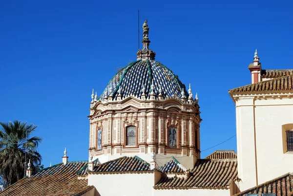 Вид Купол Крышу Церкви Сан Педро Кармона Провинция Севиль Андалусия — стоковое фото