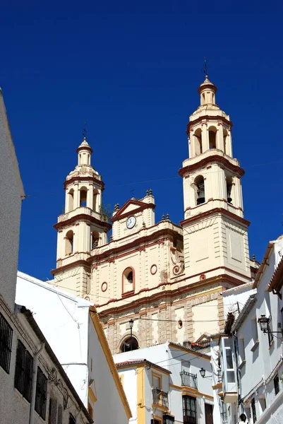 Приходская Церковь Богоматери Воплощения Ольвера Провинция Кадис Андалусия Испания Западная — стоковое фото