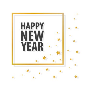 Mutlu yeni yıl metin çerçevesindeki