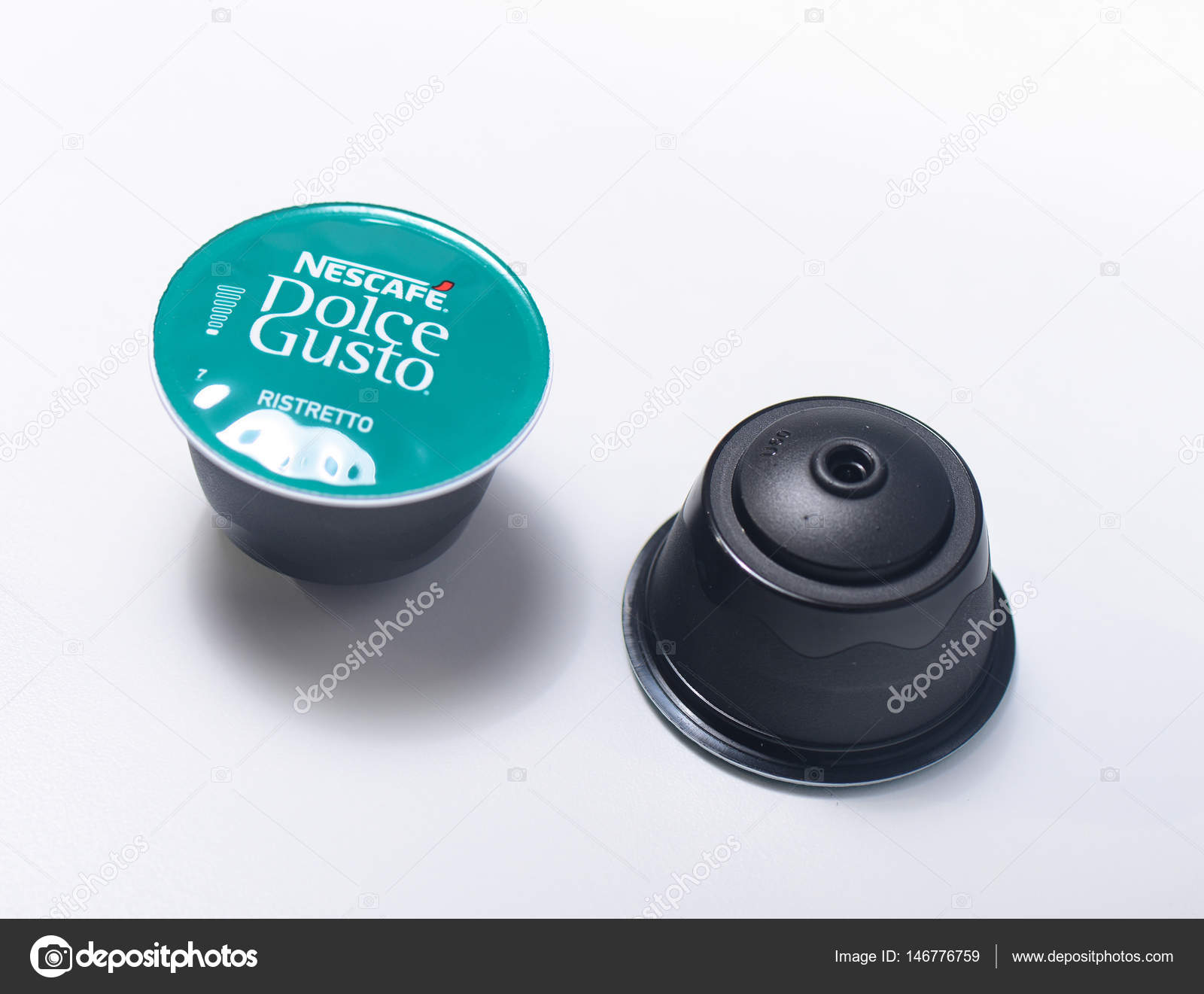 Milan, Italy - February 19, 2017 - Nescafe Dolce Gusto - ristretto coffe  capsule. One of many different kinds of Nescafe coffe capsules. – Stock  Editorial Photo © Casimiro_PT #146776759