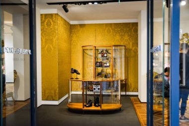 Milan, İtalya - 24 Eylül 2017: Dolce Gabbana mağaza Milano'da