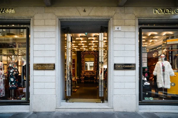 Milan, Italie - 24 septembre 2017 : Magasin Dolce Gabbana à Milan — Photo