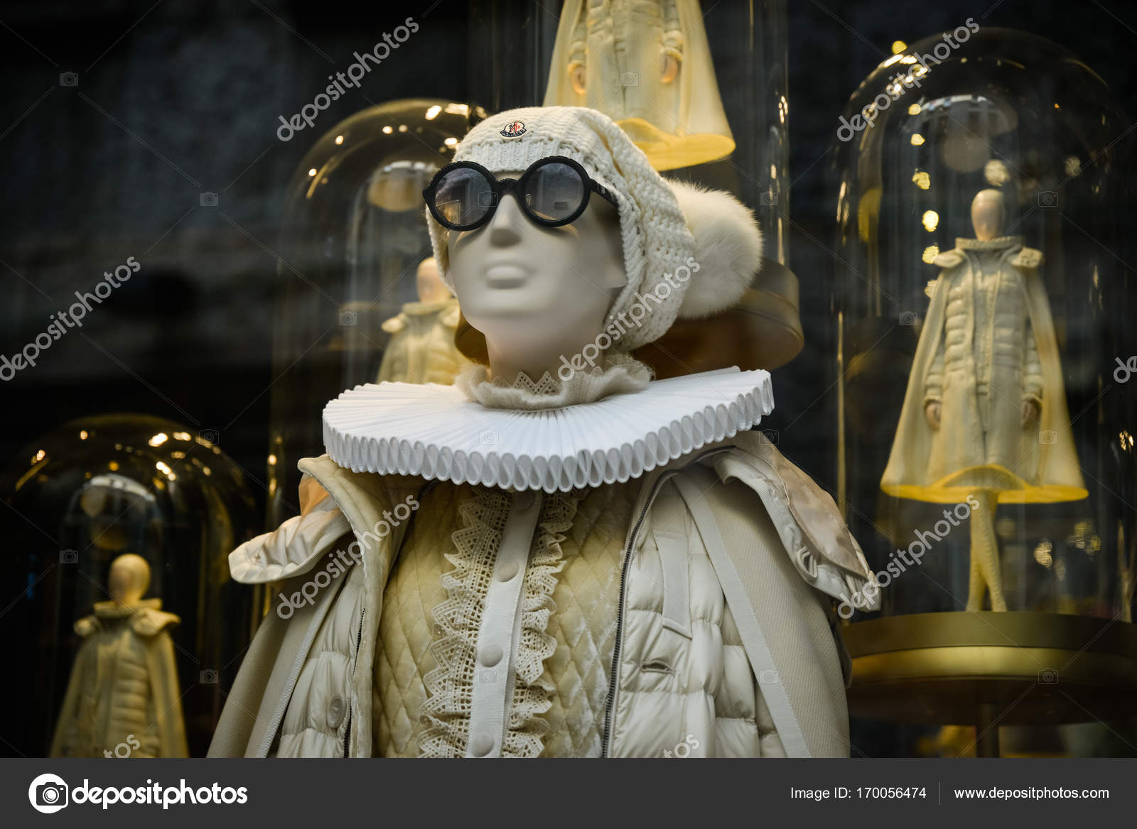 Milan, Italy September 24, 2017: Moncler store in Fashion