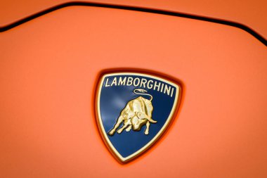 Milan, İtalya - 24 Eylül 2017: Lamborghini arabaya Montenapo