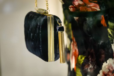 Milan, İtalya - 24 Eylül 2017: Luisa Spagnoli deposunda Mila