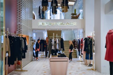 Milan, İtalya - 24 Eylül 2017: Penny Black mağaza Milano'da. 