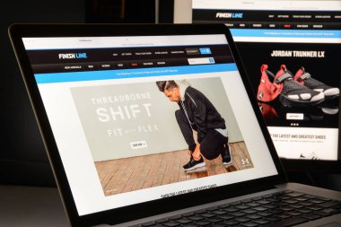 Milan, İtalya - 7 Mayıs 2017: bitiş çizgisine Web sitesi ana. Bu bir