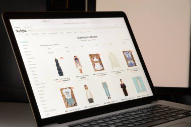 Milan, İtalya - 7 Mayıs 2017: Stylight Web sitesi ana. Bir fa mi
