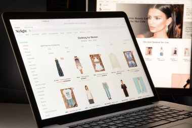 Milan, İtalya - 7 Mayıs 2017: Stylight Web sitesi ana. Bir fa mi