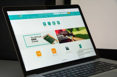 Milan, İtalya - 10 Ağustos 2017: Fnb banka Web sitesi ana. Bu