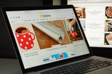 Milan, İtalya - 10 Ağustos 2017: mutfak Web sitesi ana. İnci