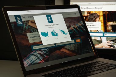 Milan, İtalya - 10 Ağustos 2017: Bbb Web sitesi ana. Hayır