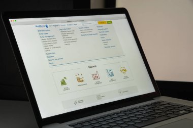 Milan, İtalya - 10 Ağustos 2017: Wm transferi Web sitesi ana. Bu