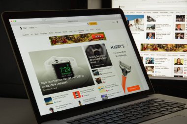 Milan, İtalya - 10 Ağustos 2017: Msn Web sitesi ana. Bir biz