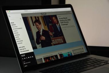 Milan, İtalya - 10 Ağustos 2017: Vice.com Web sitesi ana. Bu