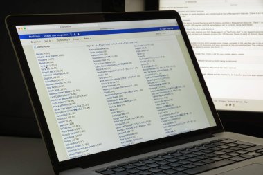 Milan, İtalya - 10 Ağustos 2017: Fanfiction Web sitesi. Fictio olduğunu
