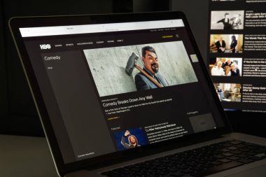 Milan, İtalya - 10 Ağustos 2017: hbo.com Web sitesi ana. Bu 