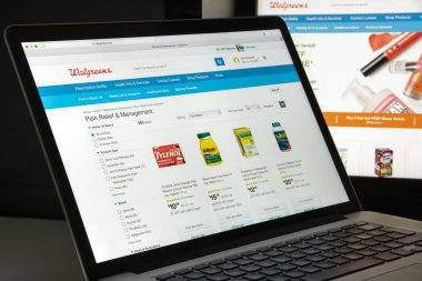 Milan, İtalya - 10 Ağustos 2017: MP Web sitesi ana. İkinci büyük eczane mağaza zinciri olarak faaliyet gösteren bir Amerikan şirketidir. Walgreens'e logosu görünür.