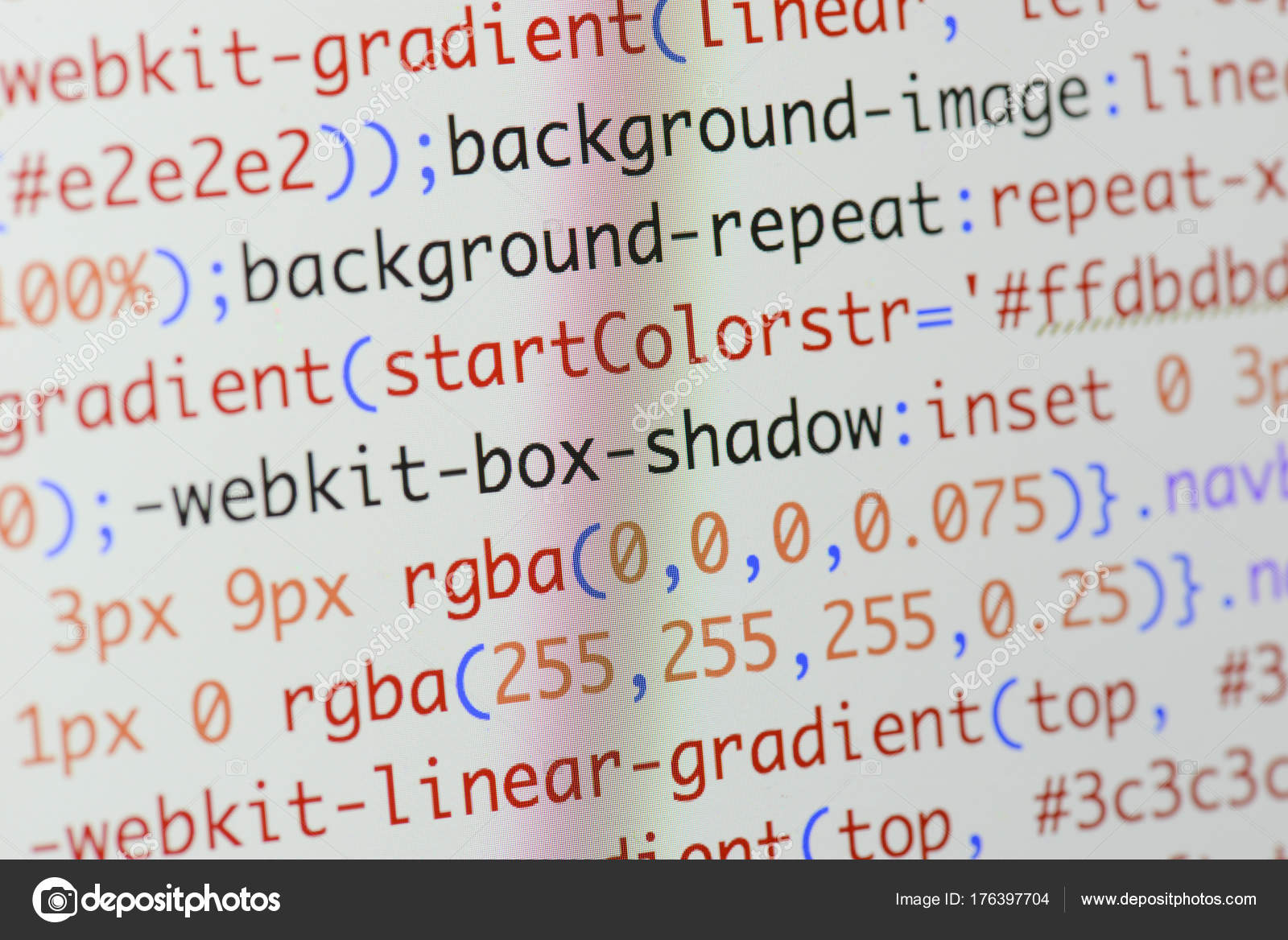 Real java script code developing screen. programar el concepto de ...