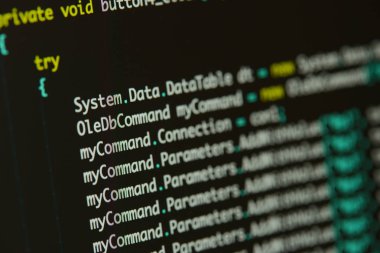 Ekran geliştirmek gerçek c# kodu. Programlama iş akışı soyut alg