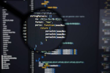 Gerçek Java komut dosyası kodu ekran geliştirmek. Programlama iş akışı abs