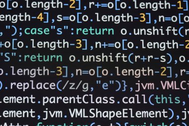 Gerçek Java komut dosyası kodu ekran geliştirmek. Programlama iş akışı abs