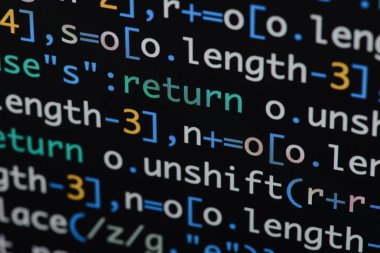 Gerçek Java komut dosyası kodu ekran geliştirmek. Programlama iş akışı abs
